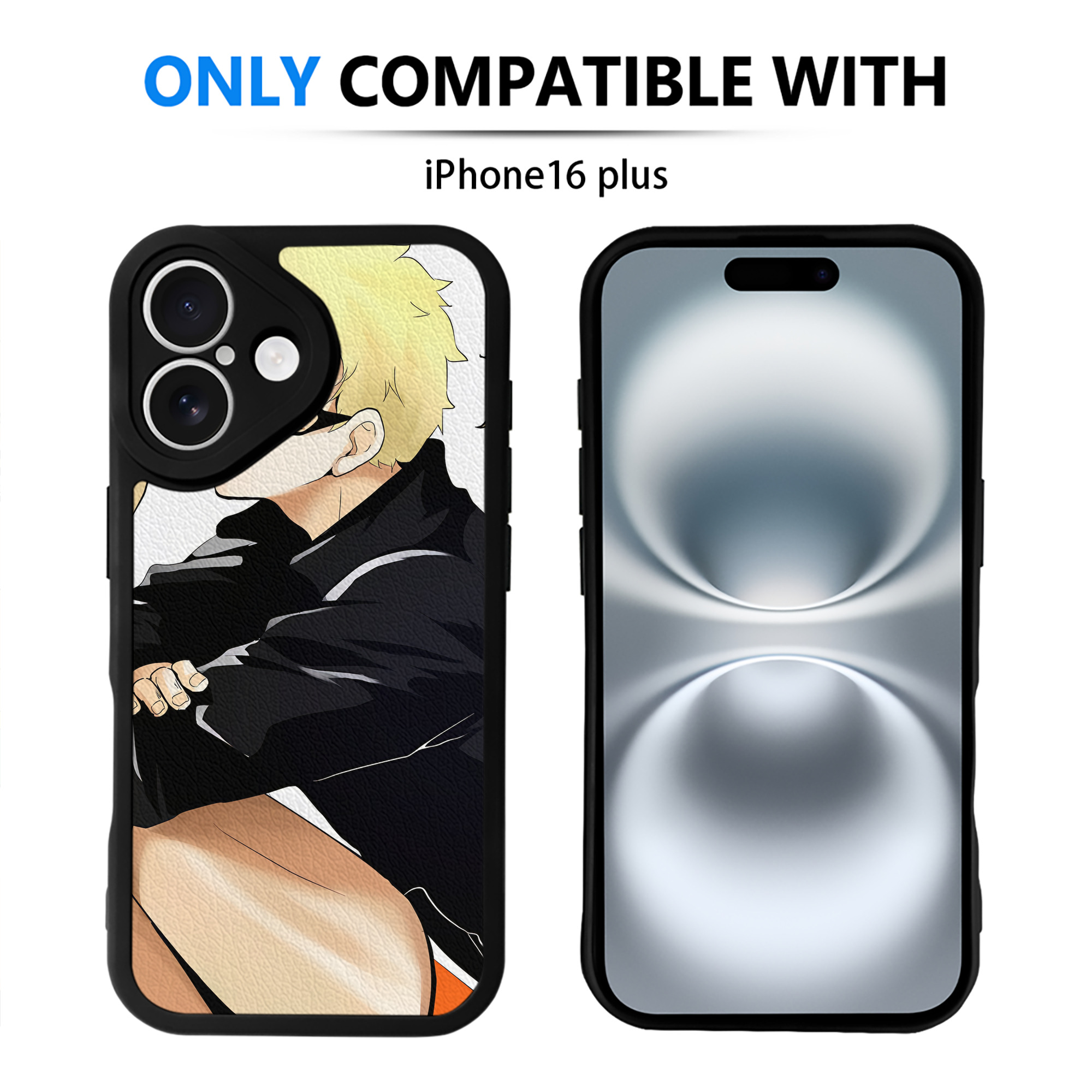 （画像用） ハイキュー!! Haikyu!! 【iPhone 16シリーズ対応】シリコンスマホケース（レザー調） 材質：シリコン